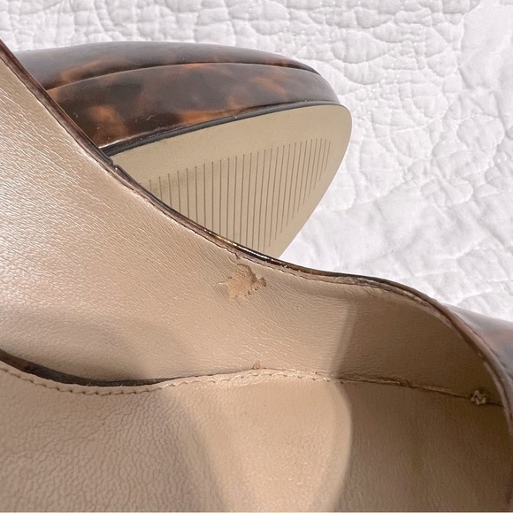 MARC FISHER Leopard Print Patent Platform Heels, Size 6 - Picture 11 of 12